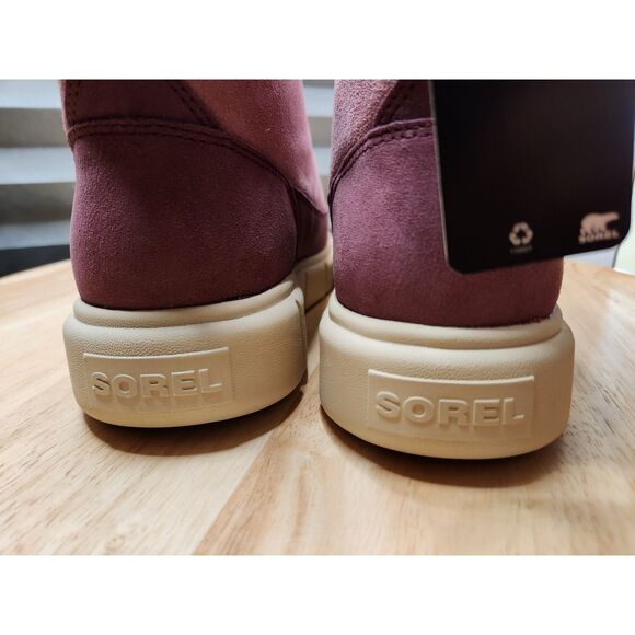 Sorel Youth Explorer III Slip-On Waterproof Boots Size 7 Mauve - Picture 7 of 12